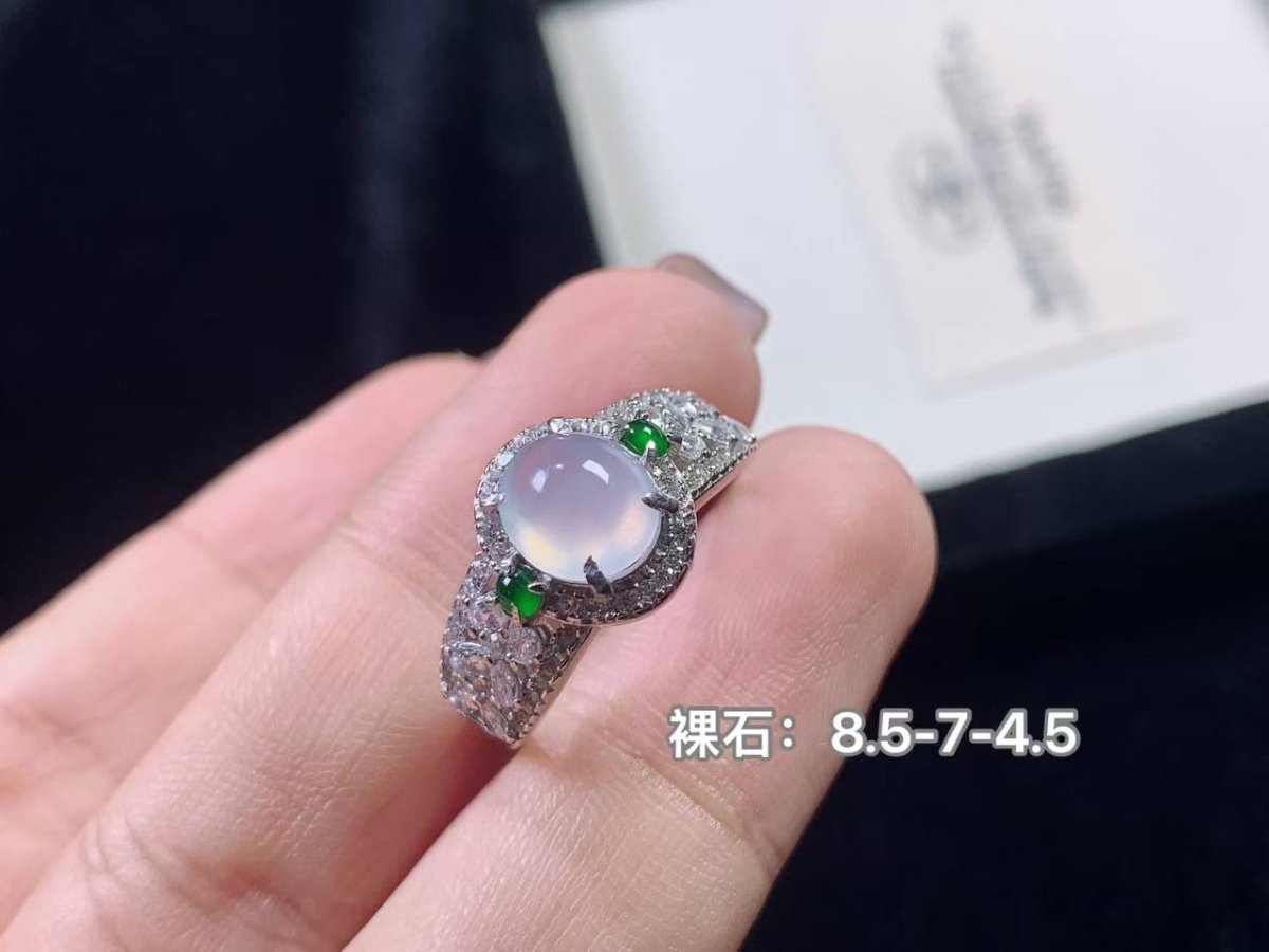 冰种冰透起光 #戒指