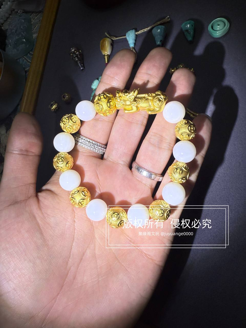 顶配版吞金兽手串