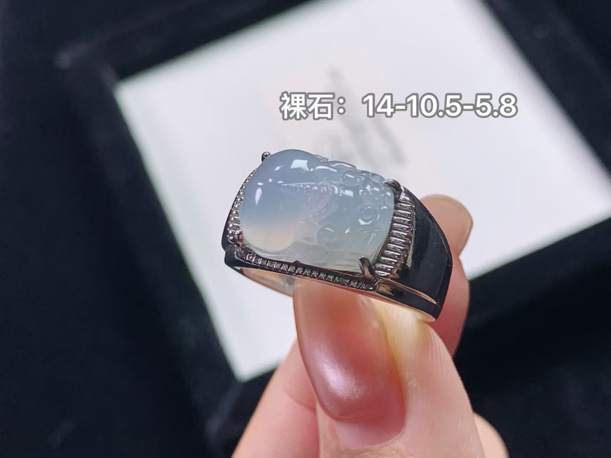 925银·冰透 貔貅男戒 #戒指 （本贴含1个兑换码18-888元）