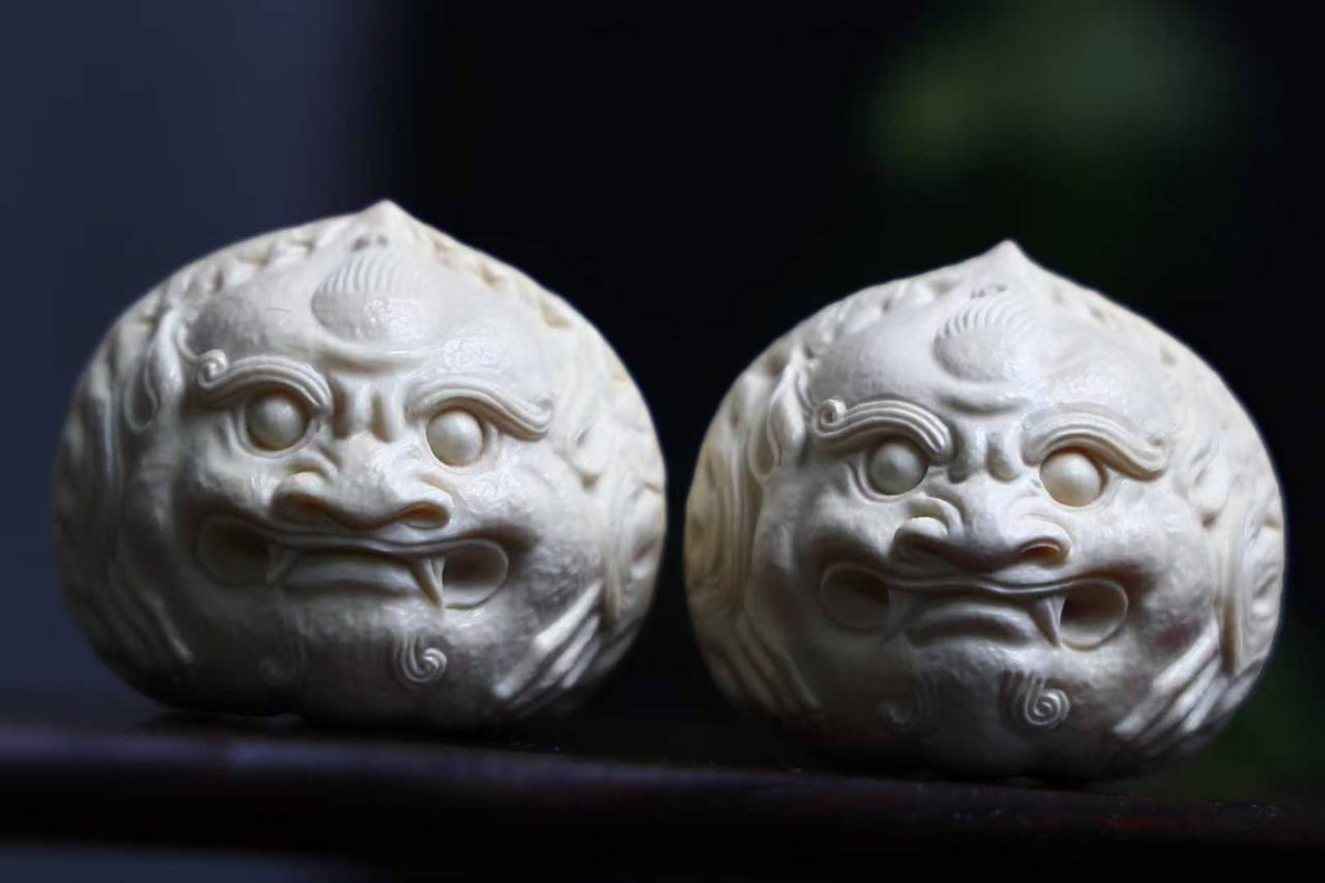 象牙貔貅核桃手把件 （本贴含1个兑换码18-888元）