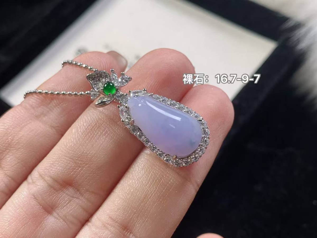 银镶·细润紫罗兰 福瓜 #吊坠