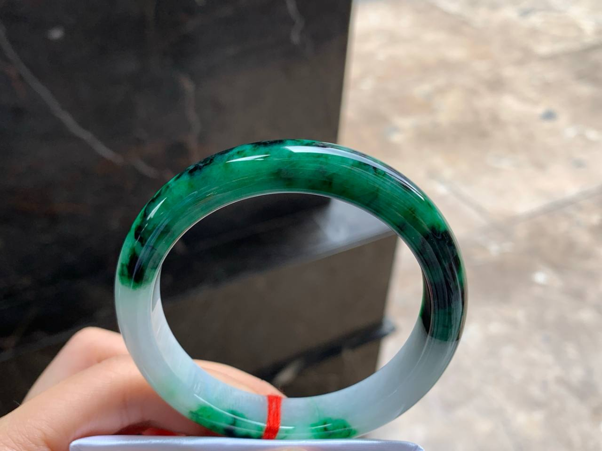 浓绿色 #手镯