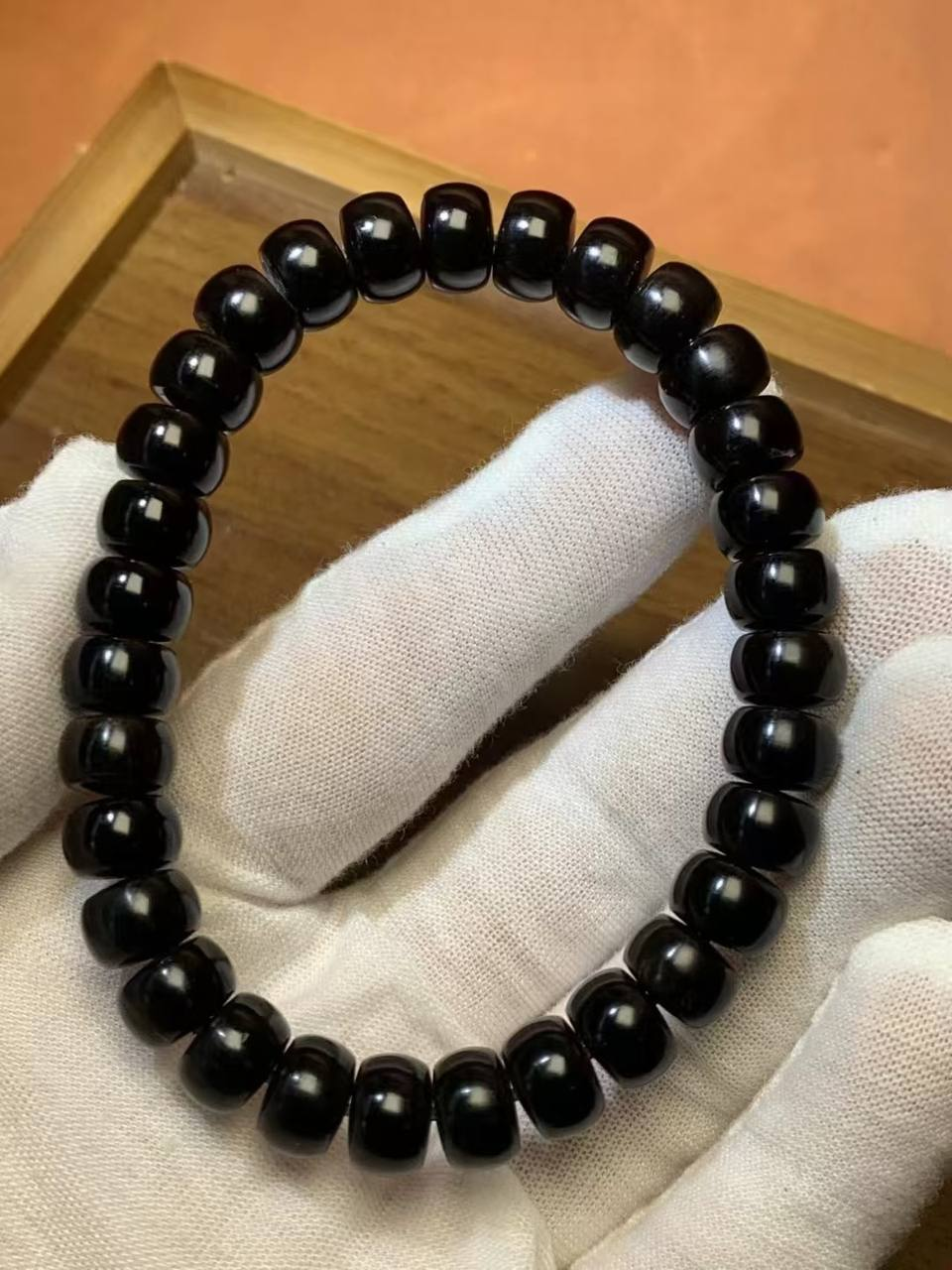 犀牛角全黑手串