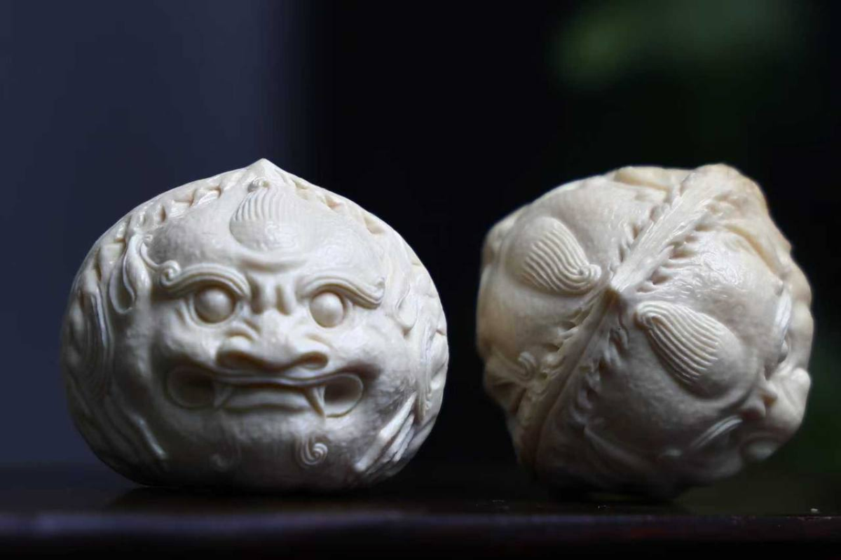 象牙貔貅核桃手把件 （本贴含1个兑换码18-888元）