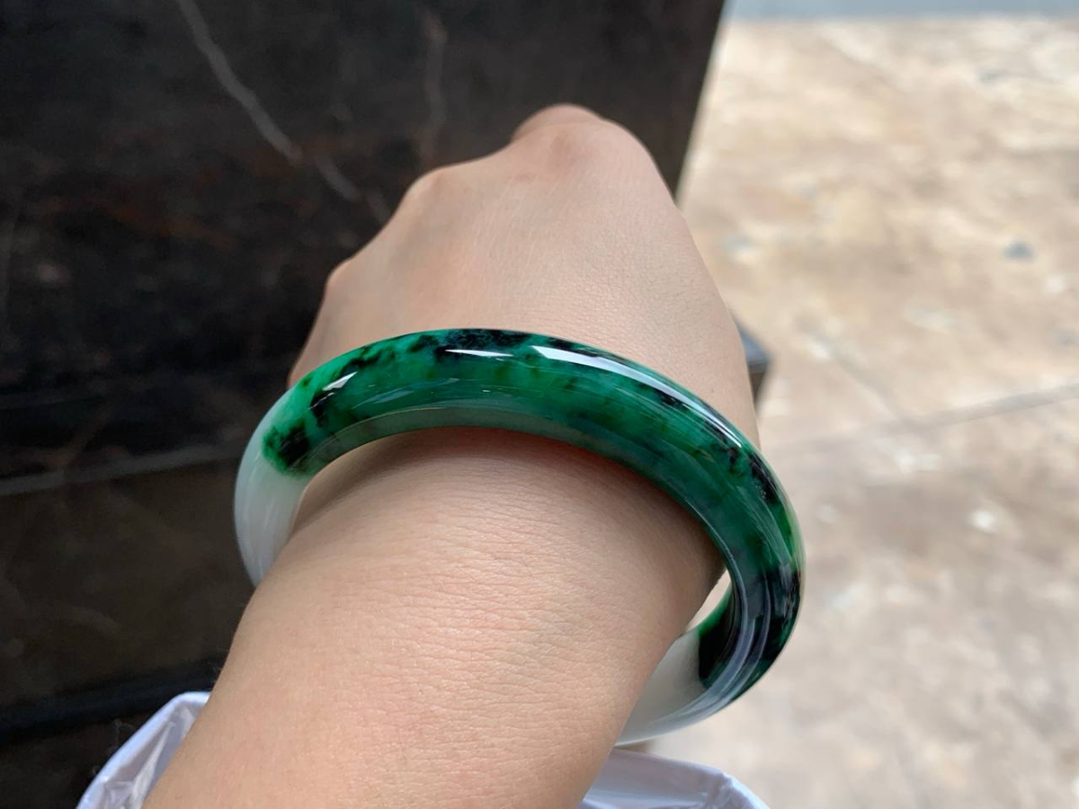 浓绿色 #手镯