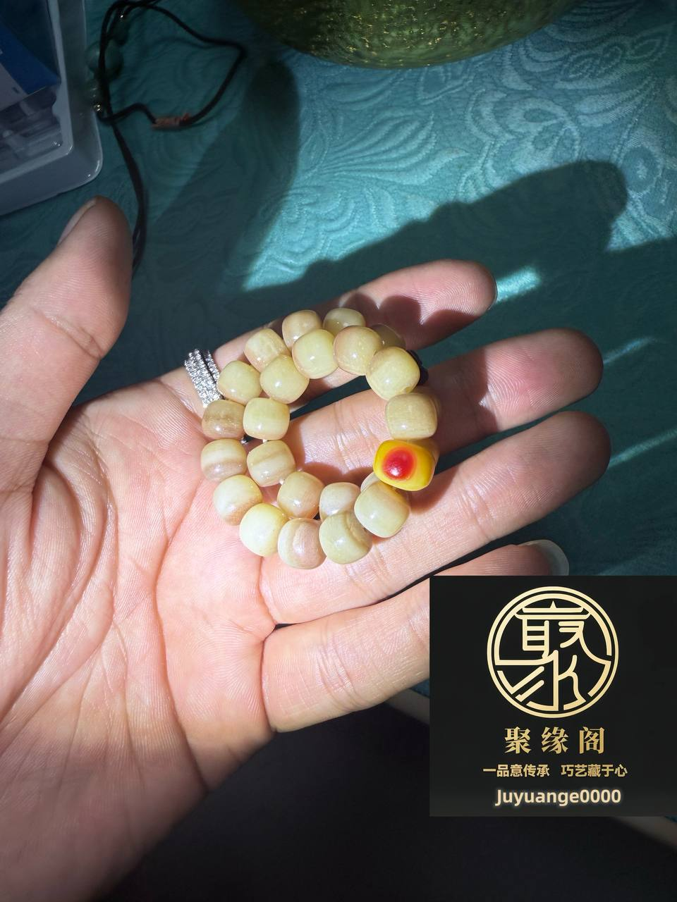 虎骨血骨➕盔犀鸟➕玳瑁手串