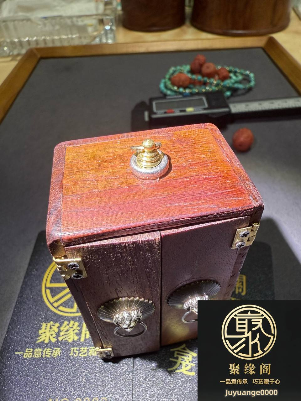 纯手工打造迷你#随身关公武财神龛
