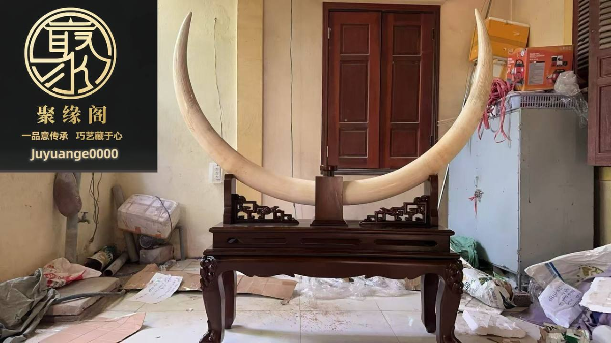 新鲜出炉一对非象牙雕摆件