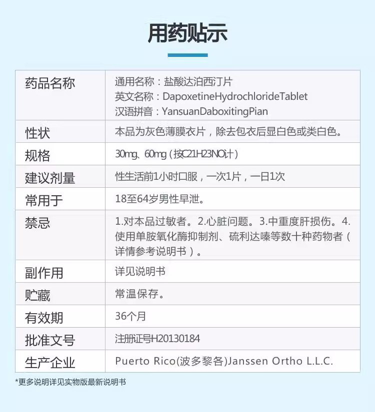 掌控时间，重拾自信 #盐酸达泊西汀片